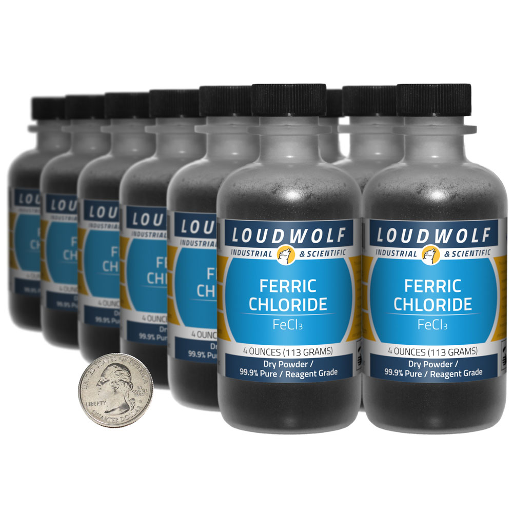 Ferric Chloride - 3 Pounds in 12 Bottles Ferric Chloride - 3 Pounds in 12 Bottles