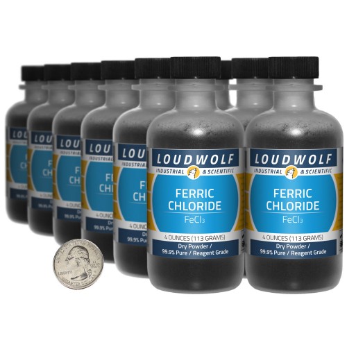 Ferric Chloride - 3 Pounds in 12 Bottles