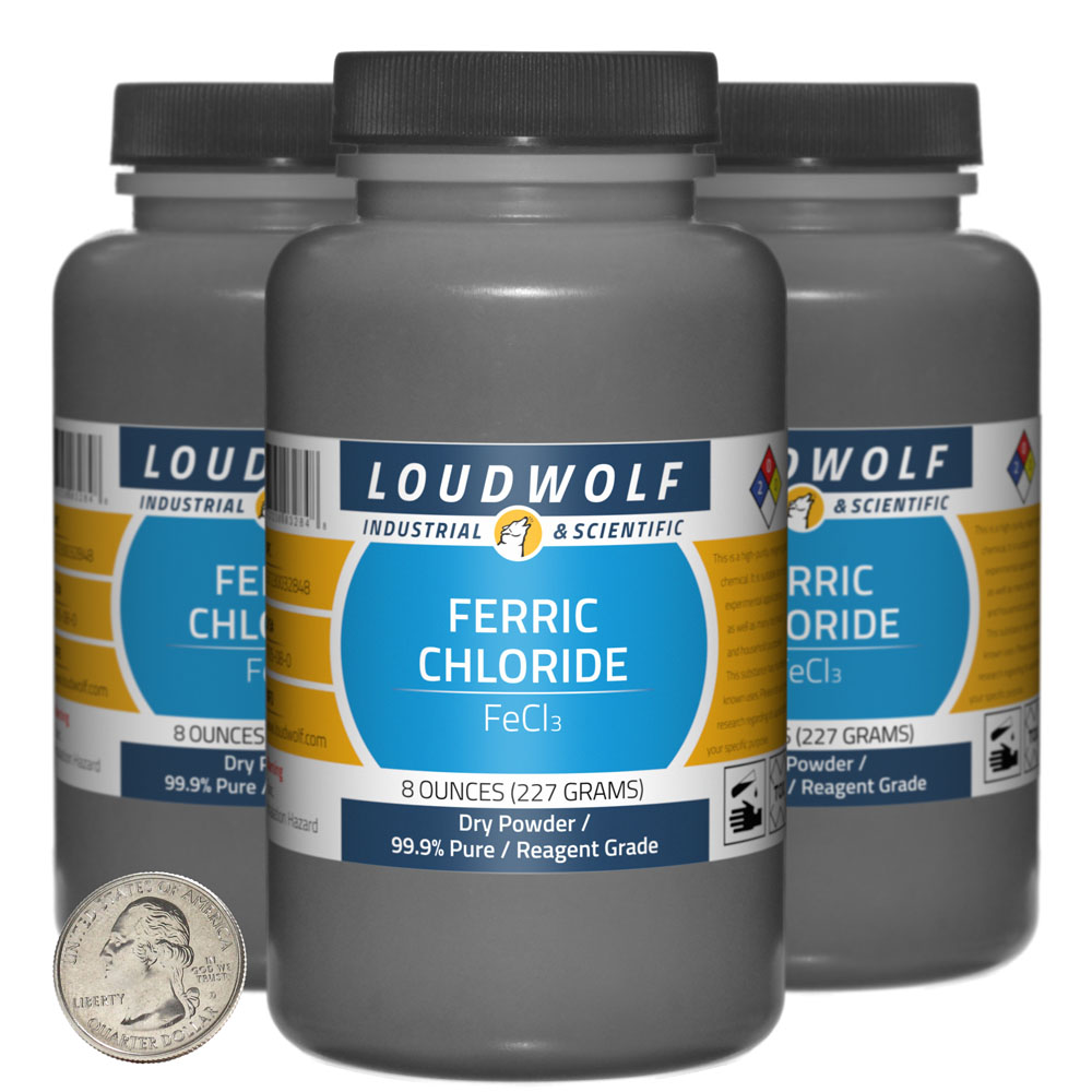 Ferric Chloride - 1.5 Pounds in 3 Bottles Ferric Chloride - 1.5 Pounds in 3 Bottles