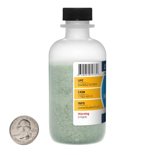 Ferrous Sulfate Heptahydrate - 1 Pound in 4 Bottles