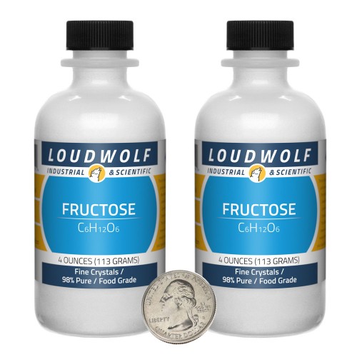 Fructose - 8 Ounces in 2 Bottles