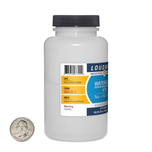 Sodium Silicate Solution Waterglass - 8 Ounces in 1 Bottle Sodium Silicate Solution Waterglass - 8 Ounces in 1 Bottle