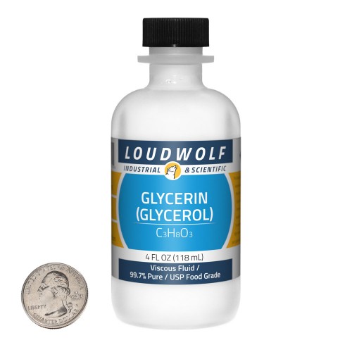 Glycerin (Glycerol) - 4 Fluid Ounces in 1 Bottle