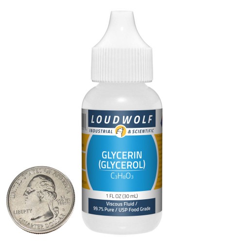 Glycerin (Glycerol) - 1 Fluid Ounce in 1 Bottle Glycerin (Glycerol) - 1 Fluid Ounce in 1 Bottle