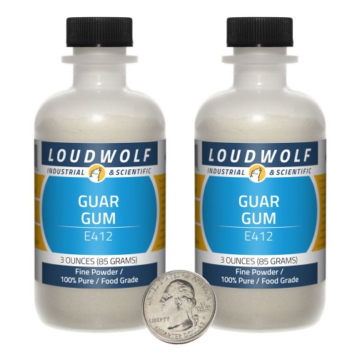 Guar Gum - 6 Ounces in 2 Bottles