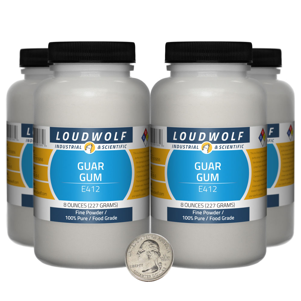 Guar Gum - 2 Pounds in 4 Bottles Guar Gum - 2 Pounds in 4 Bottles