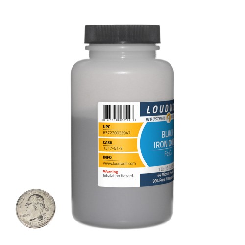 Black Iron Oxide - 3 Pounds in 3 Bottles