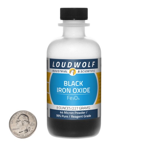Black Iron Oxide - 8 Ounces in 1 Bottle