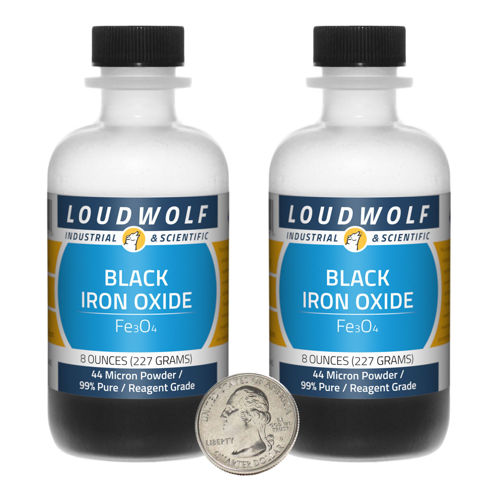 Black Iron Oxide - 1 Pound in 2 Bottles Black Iron Oxide - 1 Pound in 2 Bottles