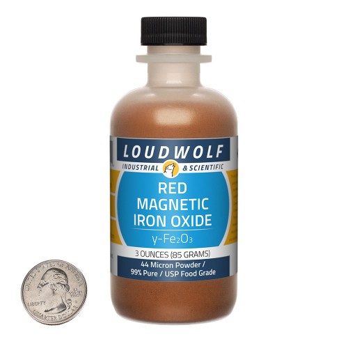 Red Magnetic Iron Oxide - 3 Ounces in 1 Bottle Red Magnetic Iron Oxide - 3 Ounces in 1 Bottle