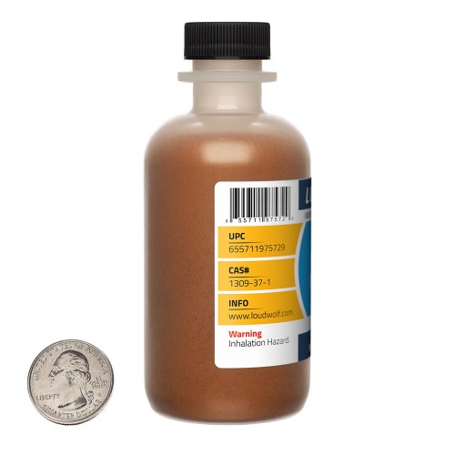 Red Magnetic Iron Oxide - 1.5 Pounds in 8 Bottles Red Magnetic Iron Oxide - 1.5 Pounds in 8 Bottles