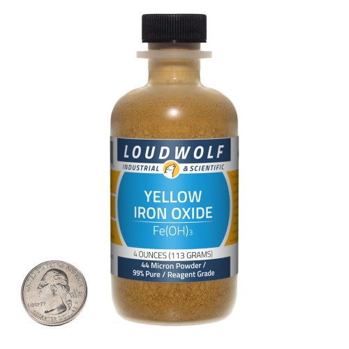 Yellow Iron Oxide - 4 Ounces in 1 Bottle