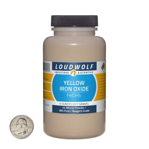 Yellow Iron Oxide - 8 Ounces in 1 Bottle