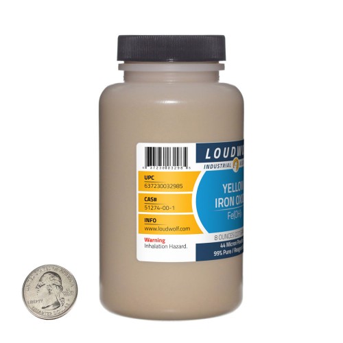 Yellow Iron Oxide - 1.5 Pounds in 3 Bottles