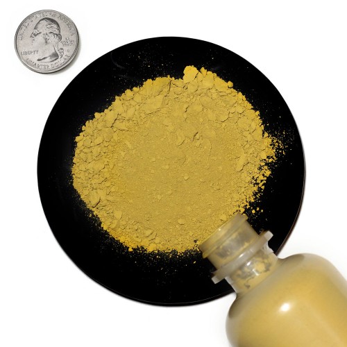 Yellow Iron Oxide - 1 Pound in 2 Bottles