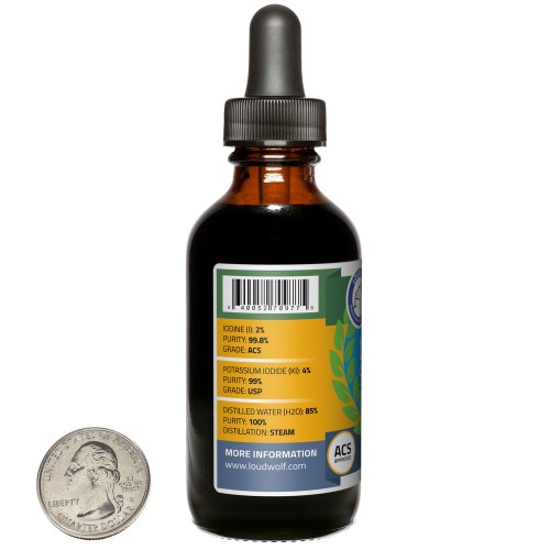 Lugol's Solution 2% - 4 Fluid Ounces in 2 Bottles Lugol's Solution 2% - 4 Fluid Ounces in 2 Bottles