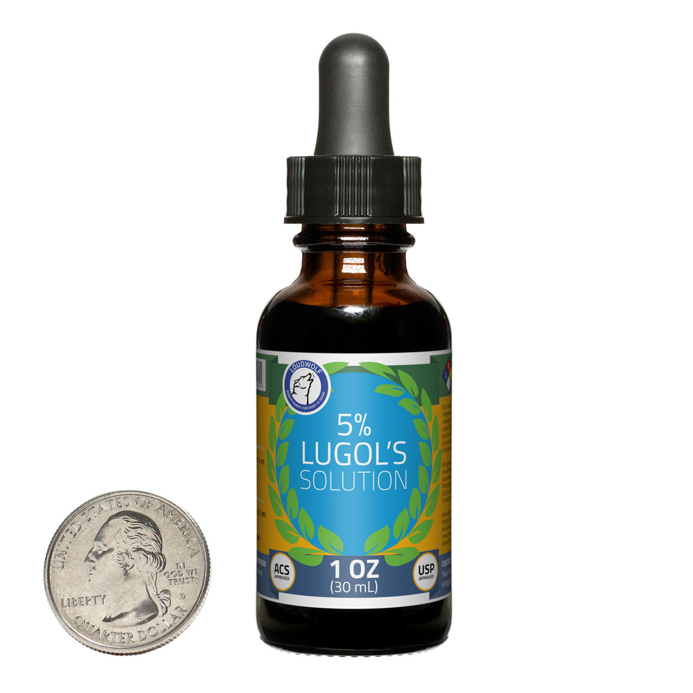 Lugol's Solution 5% - 1 Fluid Ounce in 1 Bottle Lugol's Solution 5% - 1 Fluid Ounce in 1 Bottle