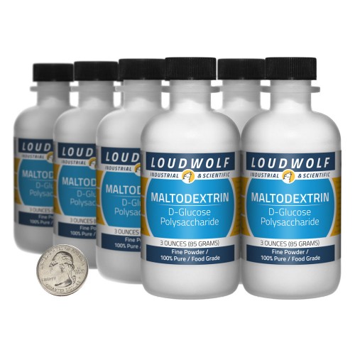 Maltodextrin - 1.5 Pounds in 8 Bottles