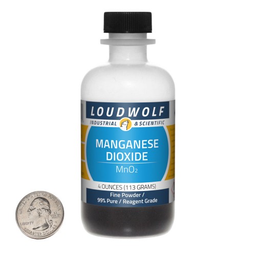 Manganese Dioxide - 4 Ounces in 1 Bottle
