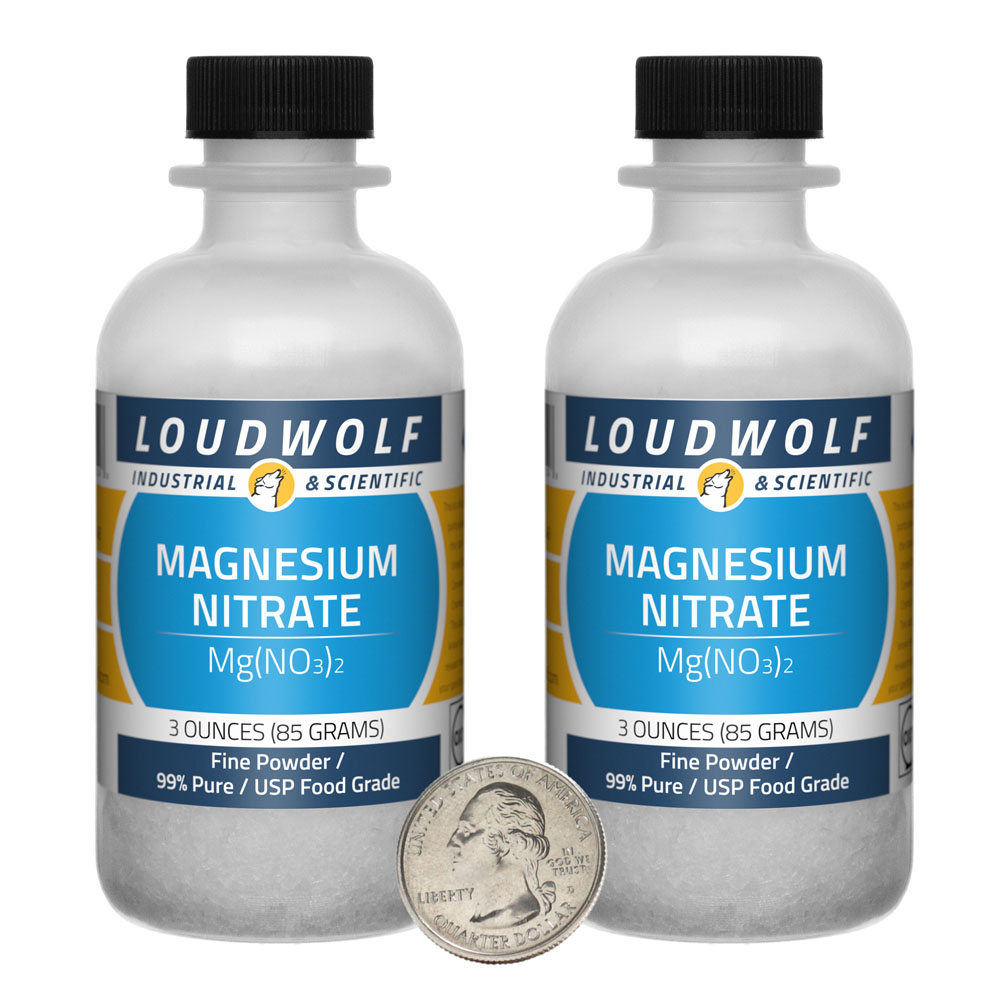 Magnesium Nitrate - 6 Ounces in 2 Bottles Magnesium Nitrate - 6 Ounces in 2 Bottles