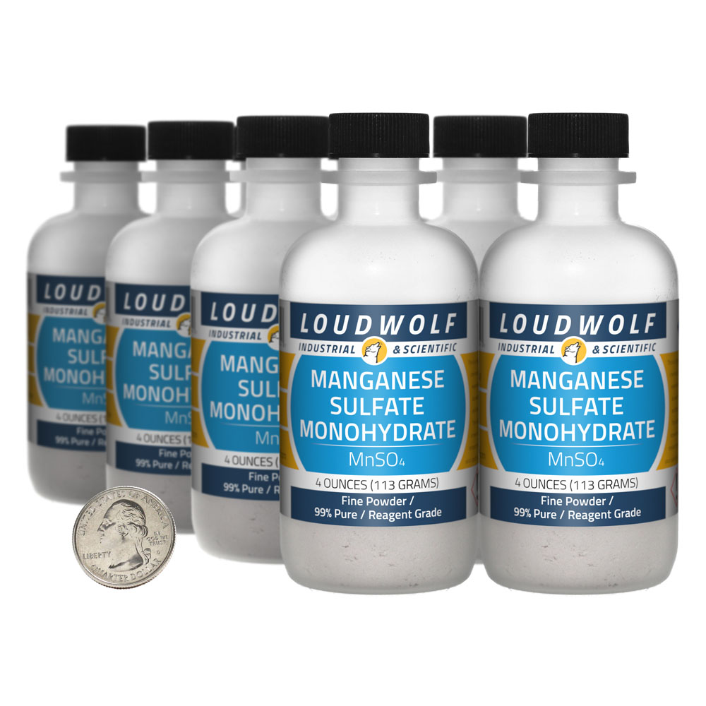 Manganese Sulfate Monohydrate - 2 Pounds in 8 Bottles Manganese Sulfate Monohydrate - 2 Pounds in 8 Bottles