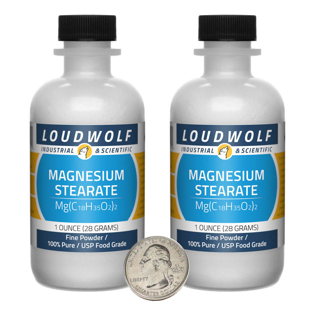 Magnesium Stearate - 2 Ounces in 2 Bottles Magnesium Stearate - 2 Ounces in 2 Bottles