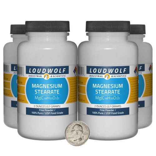 Magnesium Stearate - 8 Ounces in 4 Bottles Magnesium Stearate - 8 Ounces in 4 Bottles
