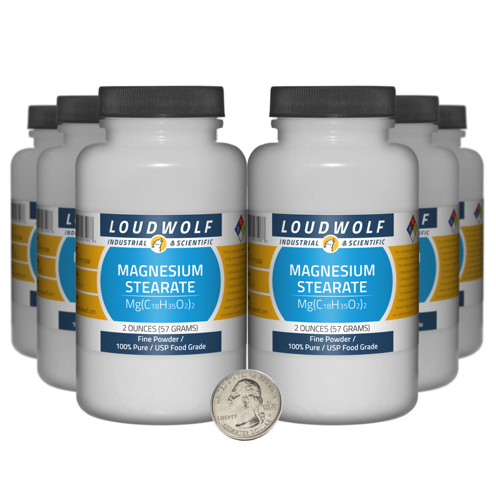Magnesium Stearate - 12 Ounces in 6 Bottles Magnesium Stearate - 12 Ounces in 6 Bottles