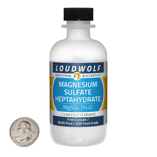Magnesium Sulfate Heptahydrate - 4 Ounces in 1 Bottle