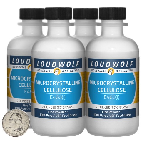 Microcrystalline Cellulose - 8 Ounces in 4 Bottles