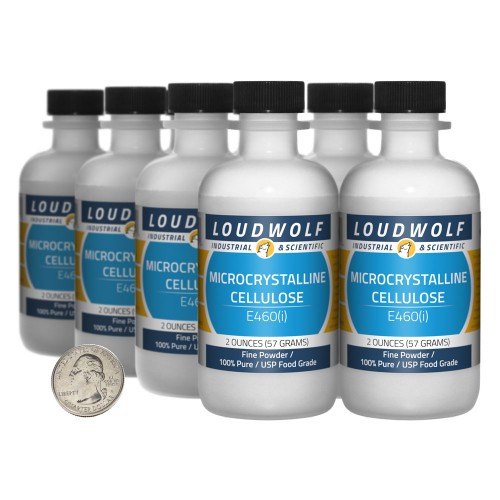 Microcrystalline Cellulose - 1 Pound in 8 Bottles