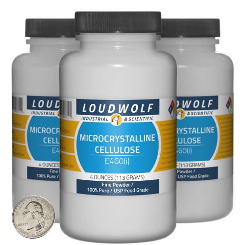Microcrystalline Cellulose - 12 Ounces in 3 Bottles