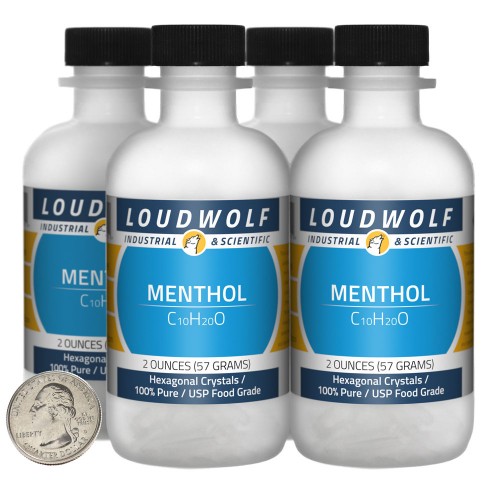 Menthol - 8 Ounces in 4 Bottles