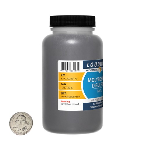 Molybdenum Disulfide - 8 Ounces in 2 Bottles