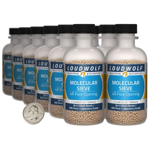 Molecular Sieve - 1.5 Pounds in 12 Bottles