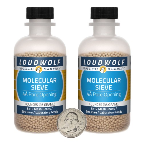 Molecular Sieve - 6 Ounces in 2 Bottles