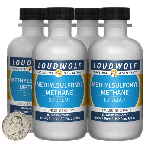 Methylsulfonyl Methane - 12 Ounces in 4 Bottles