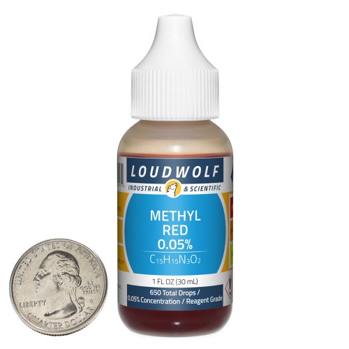 Methyl Red - 1 Fluid Ounce in 1 Bottle Methyl Red - 1 Fluid Ounce in 1 Bottle