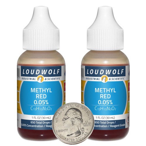 Methyl Red - 2 Fluid Ounces in 2 Bottles Methyl Red - 2 Fluid Ounces in 2 Bottles