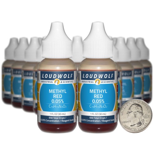 Methyl Red - 20 Fluid Ounces in 20 Bottles Methyl Red - 20 Fluid Ounces in 20 Bottles