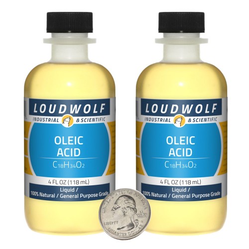 Oleic Acid - 8 Fluid Ounces in 2 Bottles Oleic Acid - 8 Fluid Ounces in 2 Bottles