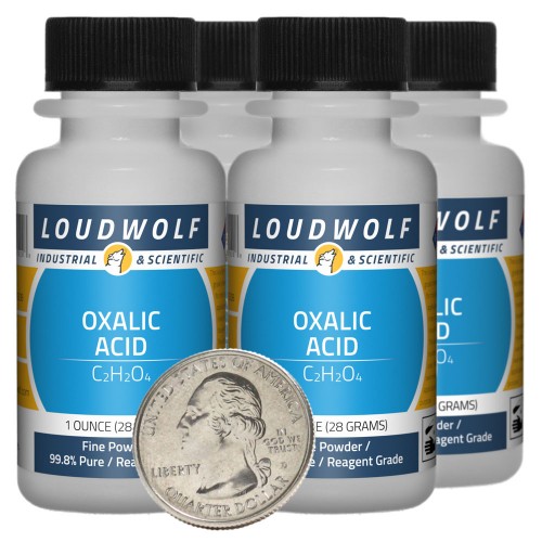 Oxalic Acid  - 4 Ounces in 4 Bottles