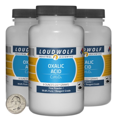 Oxalic Acid  - 1.5 Pounds in 3 Bottles