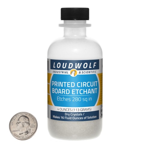 Printed Circuit Board Etchant - 4 Ounces in 1 Bottle