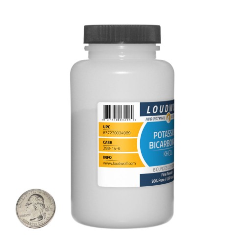 Potassium Bicarbonate - 2 Pounds in 4 Bottles