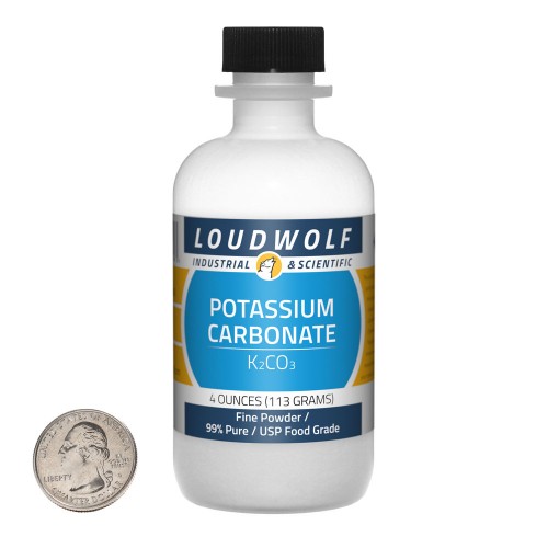 Potassium Carbonate - 4 Ounces in 1 Bottle