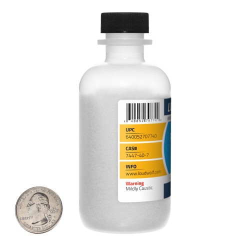 Potassium Chloride - 3 Pounds in 12 Bottles