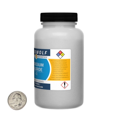 Potassium Chloride - 2 Pounds in 4 Bottles
