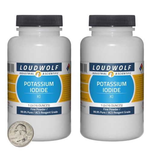 Potassium Iodide - 2 Pounds in 2 Bottles