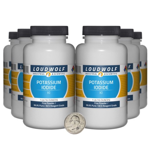 Potassium Iodide - 6 Pounds in 6 Bottles